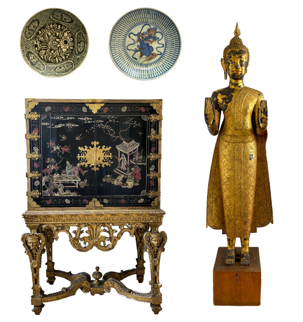Ankauf asiatische Objekte aus Keramik, Holz, Sandstein, Silber, Jade und Marmor in Darmstadt